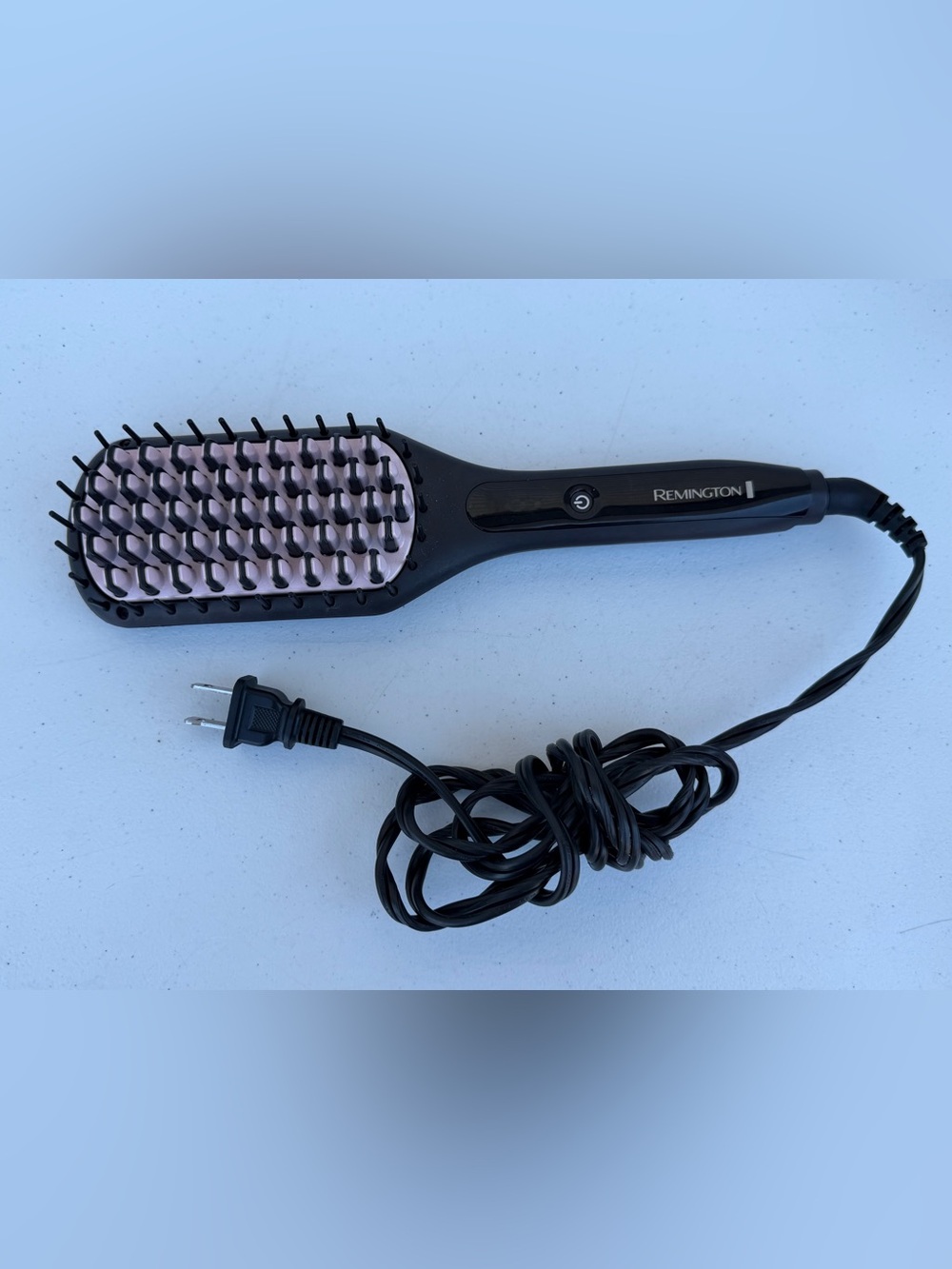 Remington Pro Pearl CB7400Heated Straightening Hair Styling Brush Black